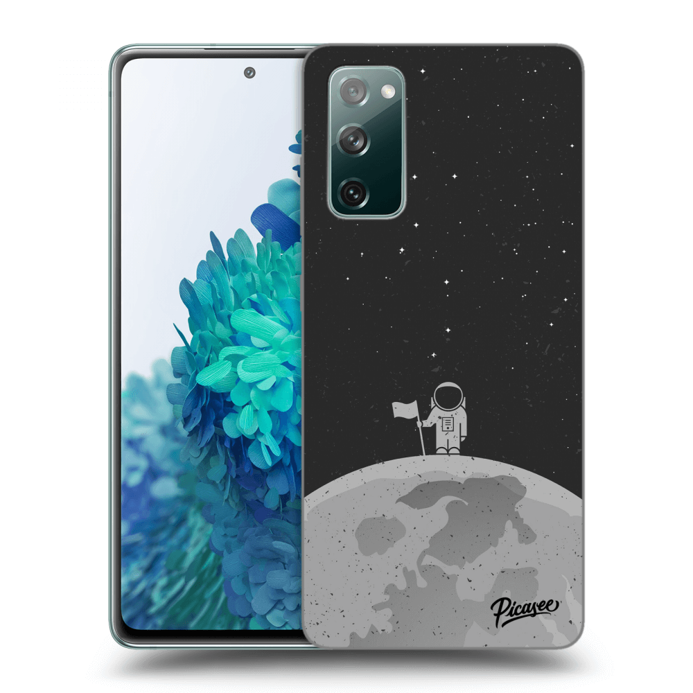 Picasee silikonový černý obal pro Samsung Galaxy S20 FE - Astronaut