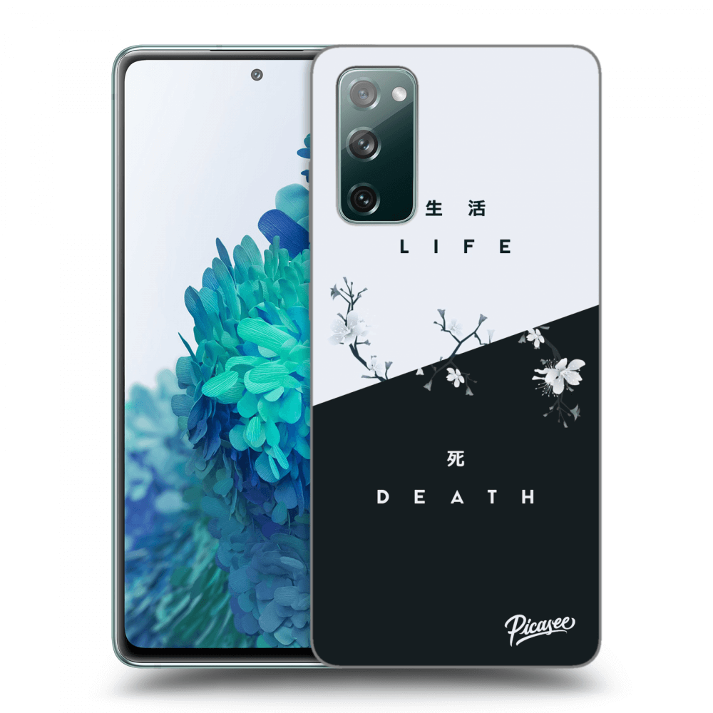 Picasee silikonový černý obal pro Samsung Galaxy S20 FE - Life - Death