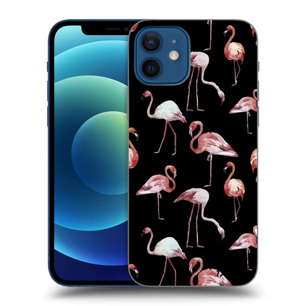 Picasee ULTIMATE CASE MagSafe pro Apple iPhone 12 - Flamingos