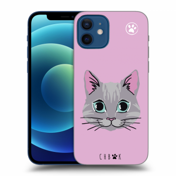 Picasee silikonový průhledný obal pro Apple iPhone 12 - Chybí mi kočky - Růžová