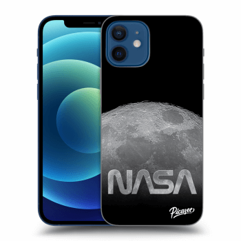 Picasee silikonový průhledný obal pro Apple iPhone 12 - Moon Cut