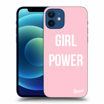 Picasee silikonový průhledný obal pro Apple iPhone 12 - Girl power