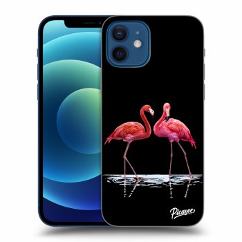 Obal pro Apple iPhone 12 - Flamingos couple