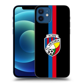 Picasee silikonový černý obal pro Apple iPhone 12 - FC Viktoria Plzeň H