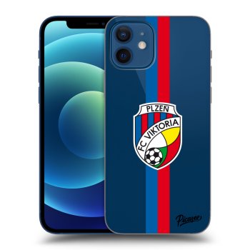 Picasee silikonový průhledný obal pro Apple iPhone 12 - FC Viktoria Plzeň H