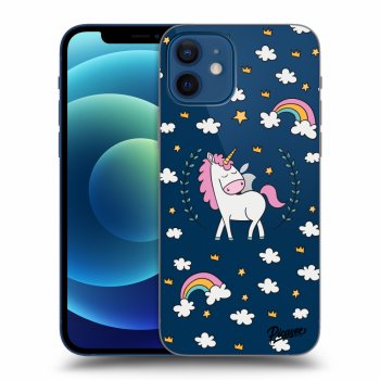 Picasee silikonový průhledný obal pro Apple iPhone 12 - Unicorn star heaven