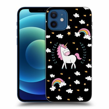 Obal pro Apple iPhone 12 - Unicorn hvězdné nebe