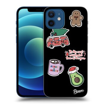 Obal pro Apple iPhone 12 - Christmas Stickers