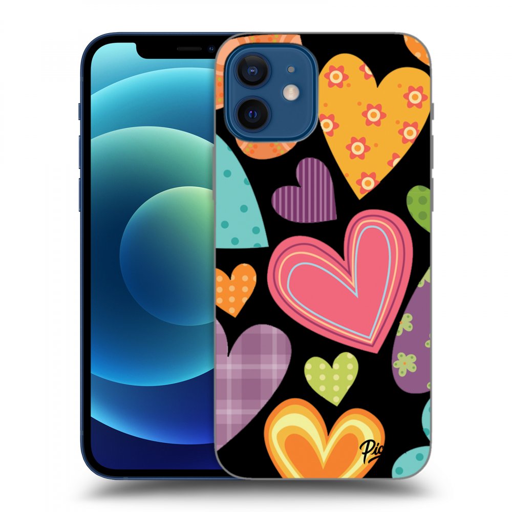 Picasee ULTIMATE CASE pro Apple iPhone 12 - Colored heart