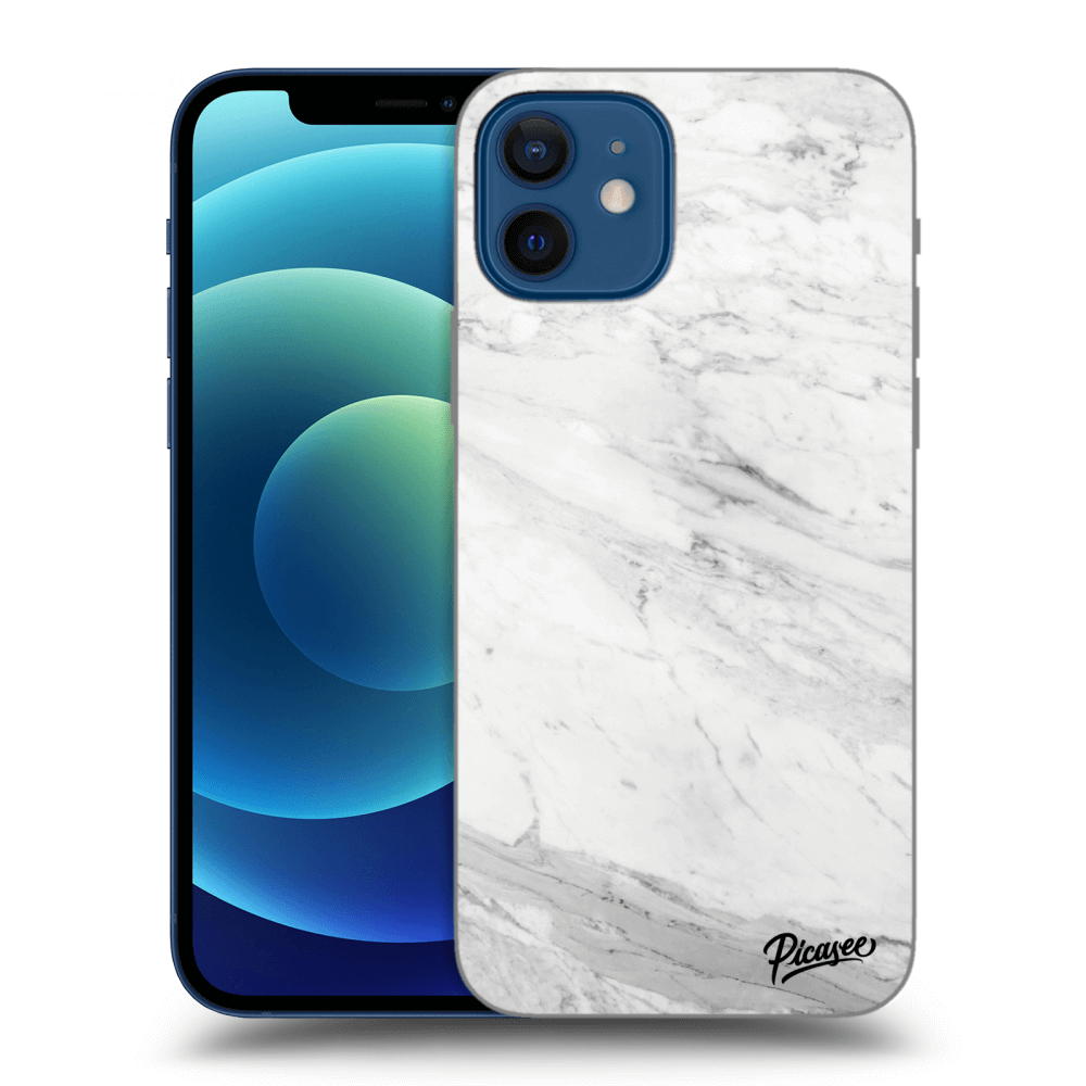 Picasee ULTIMATE CASE pro Apple iPhone 12 - White marble