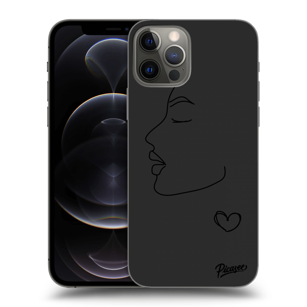 Picasee silikonový černý obal pro Apple iPhone 12 Pro - Couple girl