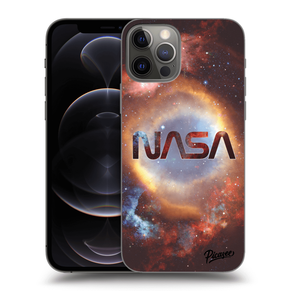Picasee silikonový průhledný obal pro Apple iPhone 12 Pro - Nebula