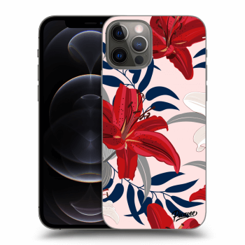 Obal pro Apple iPhone 12 Pro - Red Lily