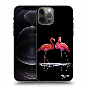 Obal pro Apple iPhone 12 Pro - Flamingos couple