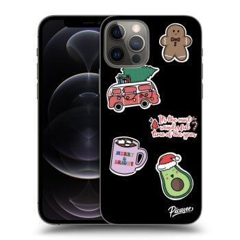 Obal pro Apple iPhone 12 Pro - Christmas Stickers