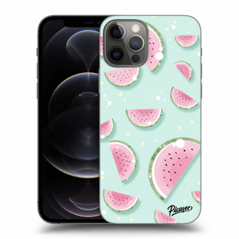 Picasee silikonový průhledný obal pro Apple iPhone 12 Pro - Watermelon 2