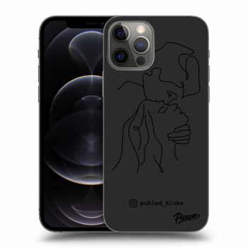 Picasee silikonový černý obal pro Apple iPhone 12 Pro - Forehead kiss