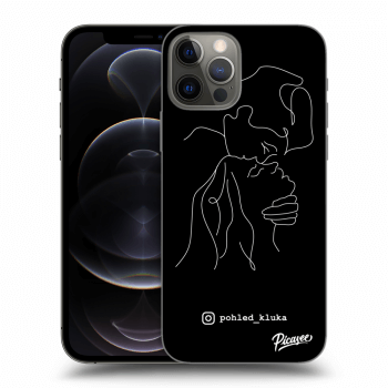 Picasee silikonový černý obal pro Apple iPhone 12 Pro - Forehead kiss White