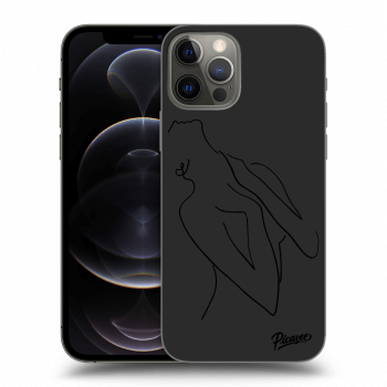 Picasee silikonový černý obal pro Apple iPhone 12 Pro - Sensual girl