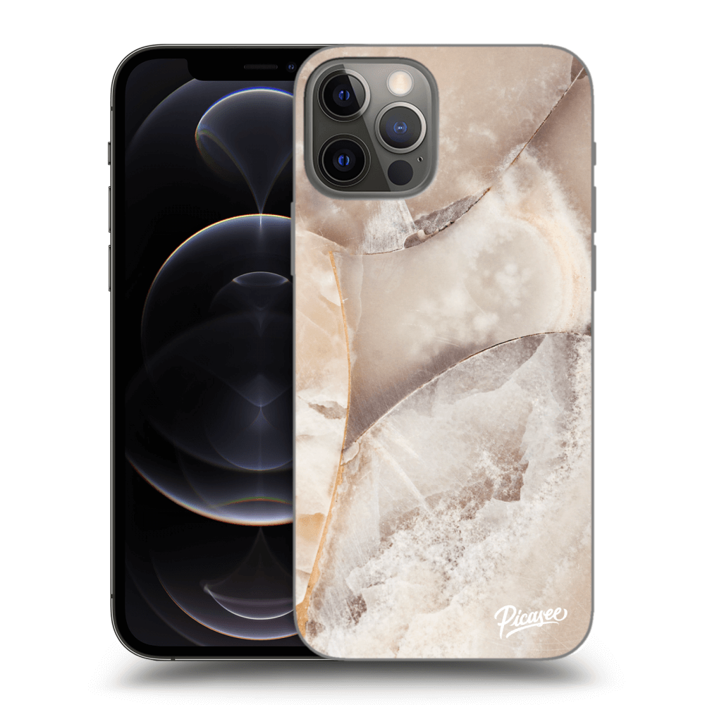 Picasee ULTIMATE CASE pro Apple iPhone 12 Pro - Cream marble