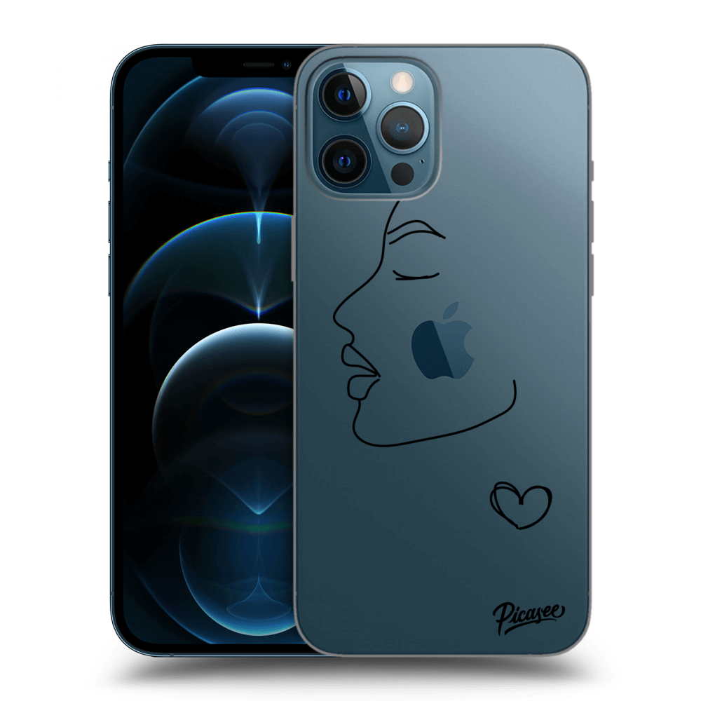 Picasee silikonový průhledný obal pro Apple iPhone 12 Pro Max - Couple girl