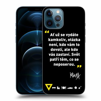 Obal pro Apple iPhone 12 Pro Max - Kazma - SVĚT PATŘÍ TĚM, CO SE NEPOSEROU