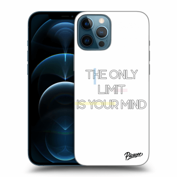 Picasee silikonový průhledný obal pro Apple iPhone 12 Pro Max - The only limit is your mind