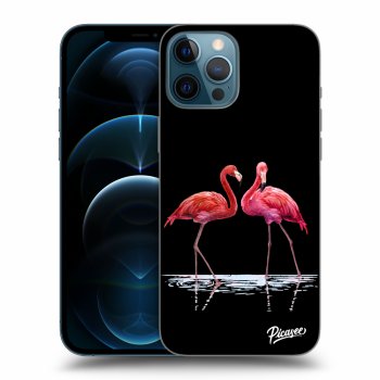 Obal pro Apple iPhone 12 Pro Max - Flamingos couple