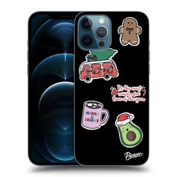 Obal pro Apple iPhone 12 Pro Max - Christmas Stickers