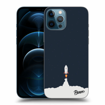 Picasee silikonový černý obal pro Apple iPhone 12 Pro Max - Astronaut 2