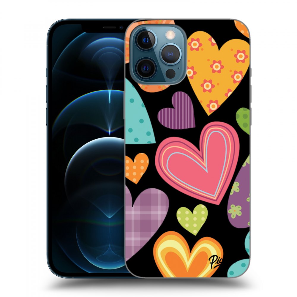 Picasee ULTIMATE CASE pro Apple iPhone 12 Pro Max - Colored heart
