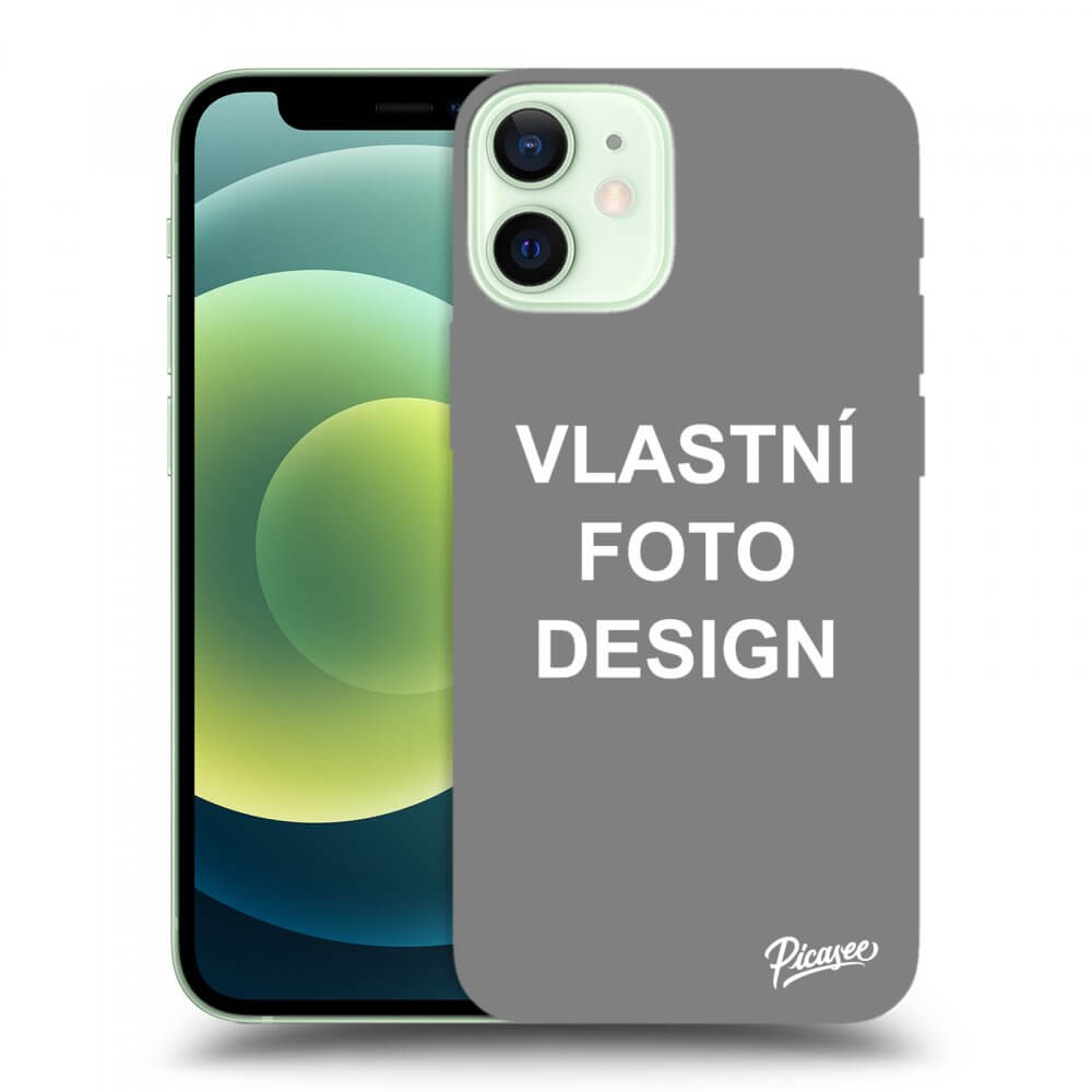 Picasee silikonový průhledný obal pro Apple iPhone 12 mini - Vlastní fotka/motiv