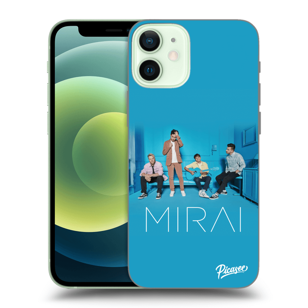 Picasee silikonový průhledný obal pro Apple iPhone 12 mini - Mirai - Blue