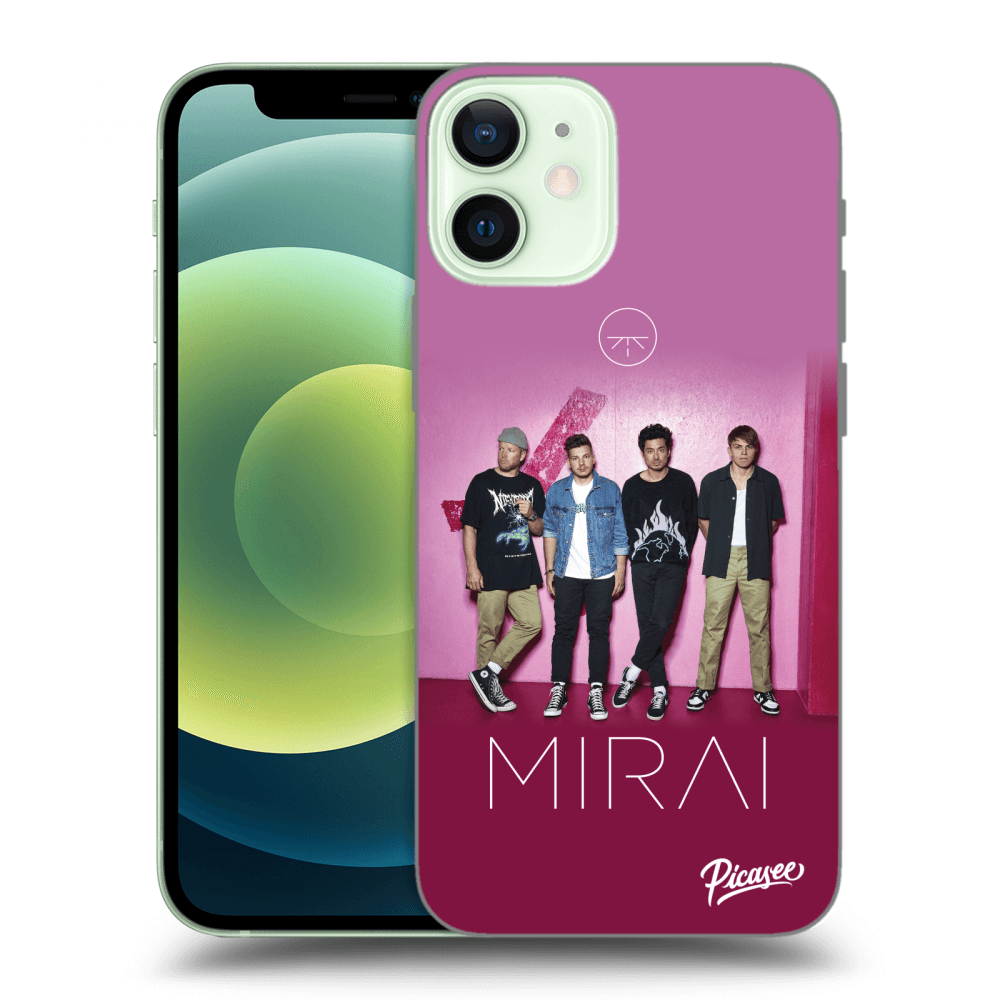 Silikonový černý Obal Pro Apple IPhone 12 Mini - Mirai - Pink