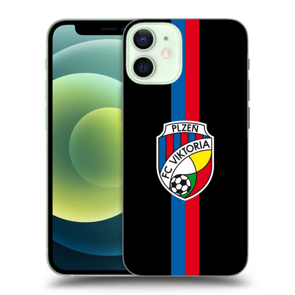 Picasee silikonový černý obal pro Apple iPhone 12 mini - FC Viktoria Plzeň H