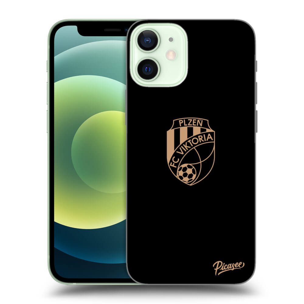 Picasee silikonový černý obal pro Apple iPhone 12 mini - FC Viktoria Plzeň I