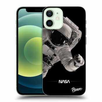 Picasee silikonový průhledný obal pro Apple iPhone 12 mini - Astronaut Big