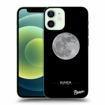 Picasee silikonový průhledný obal pro Apple iPhone 12 mini - Moon Minimal