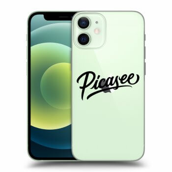 Picasee silikonový průhledný obal pro Apple iPhone 12 mini - Picasee - black