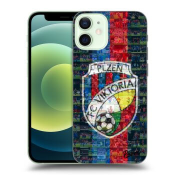 Picasee silikonový černý obal pro Apple iPhone 12 mini - FC Viktoria Plzeň A