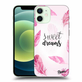 Picasee silikonový černý obal pro Apple iPhone 12 mini - Sweet dreams
