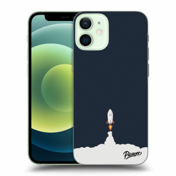 Picasee silikonový černý obal pro Apple iPhone 12 mini - Astronaut 2