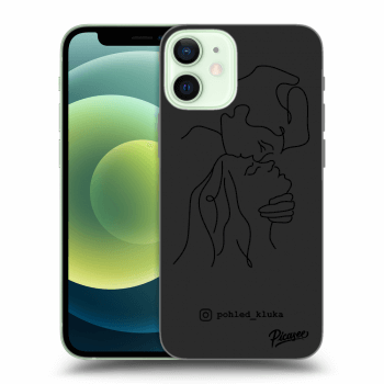 Picasee silikonový černý obal pro Apple iPhone 12 mini - Forehead kiss