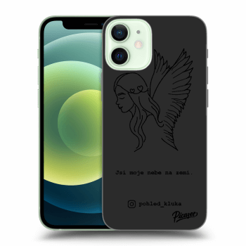 Picasee silikonový černý obal pro Apple iPhone 12 mini - Heaven