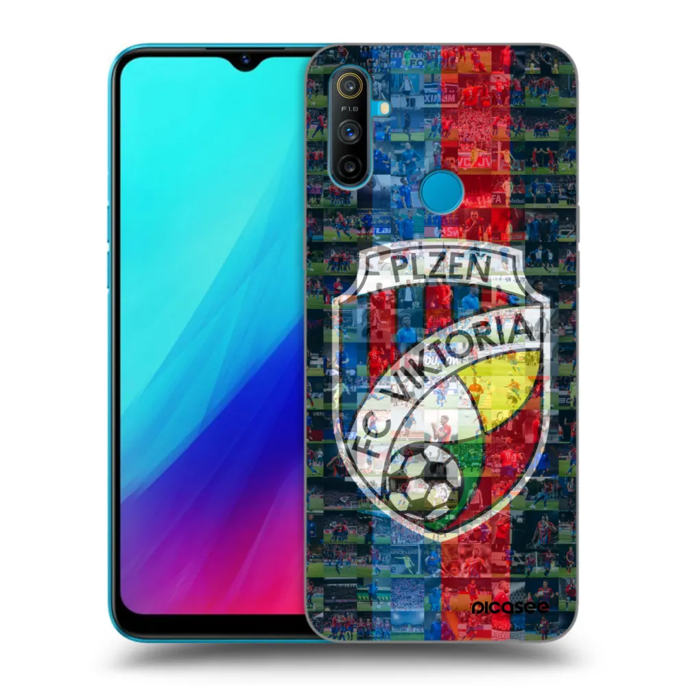 Picasee silikonový černý obal pro Realme C3 - FC Viktoria Plzeň A