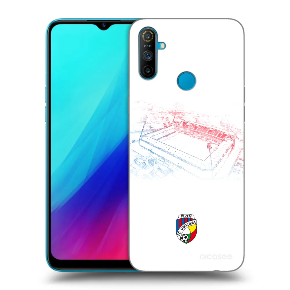 Picasee silikonový černý obal pro Realme C3 - FC Viktoria Plzeň C