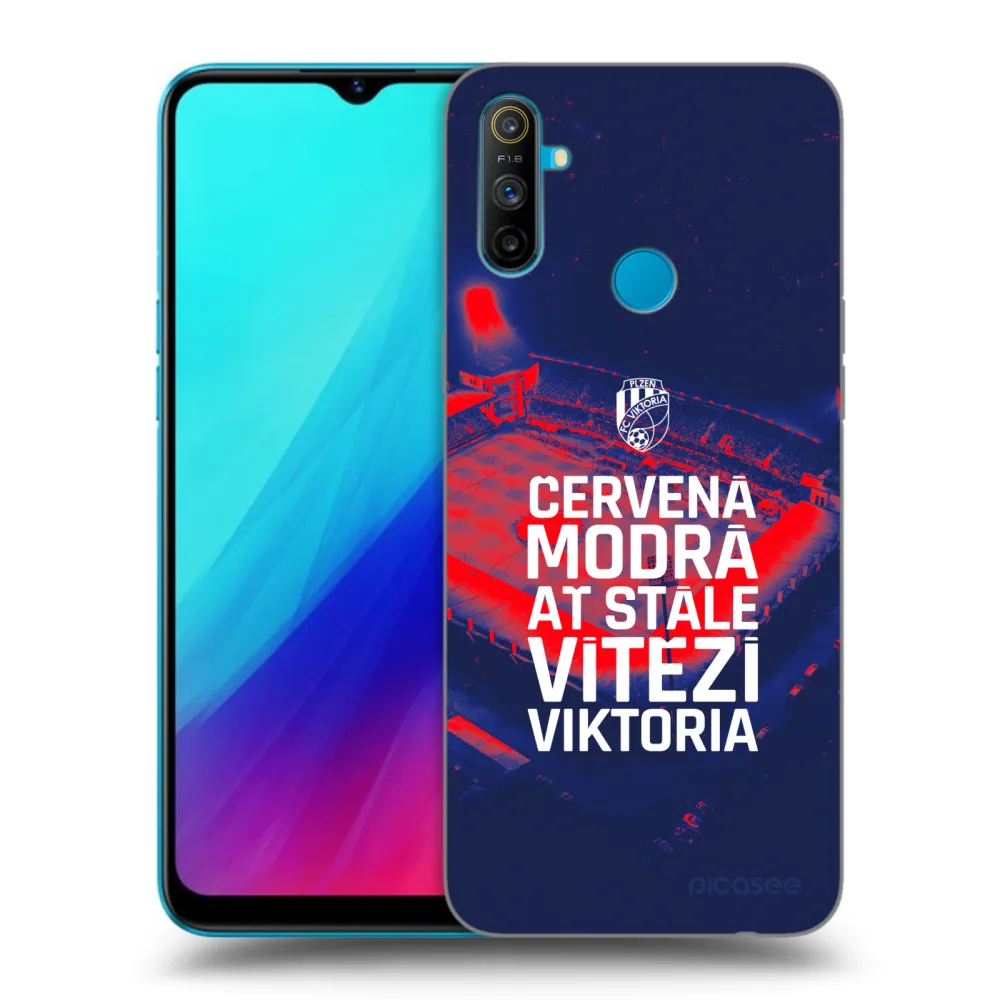 Picasee silikonový černý obal pro Realme C3 - FC Viktoria Plzeň E