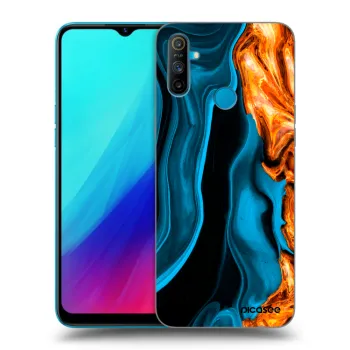 Obal pro Realme C3 - Gold blue