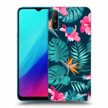 Obal pro Realme C3 - Pink Monstera