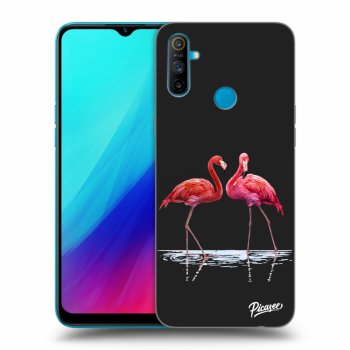 Obal pro Realme C3 - Flamingos couple